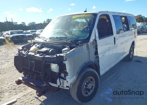 2012 Chevrolet Express G2500 Ls из США, поврежденный, VIN 1GAWGPFG8C1172416